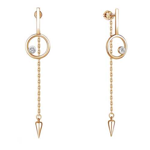 Серьги Aquamarine 48418А.6 в Фианит-Ломбард