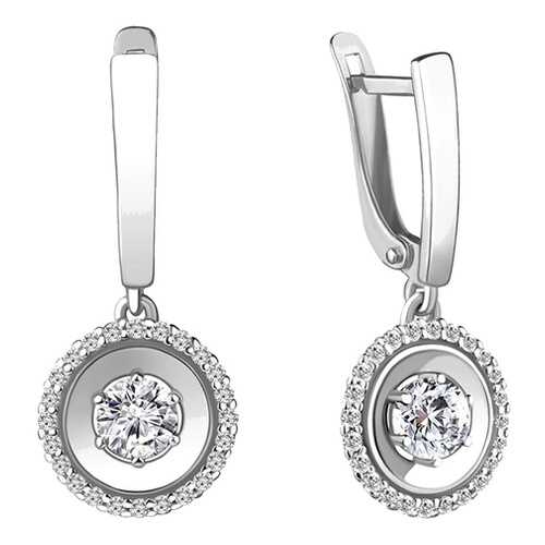 Серьги Aquamarine 48476А.5 в Фианит-Ломбард