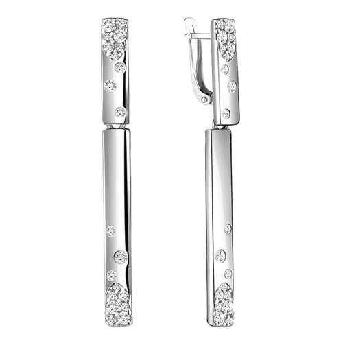 Серьги Aquamarine 48491А.5 в Фианит-Ломбард
