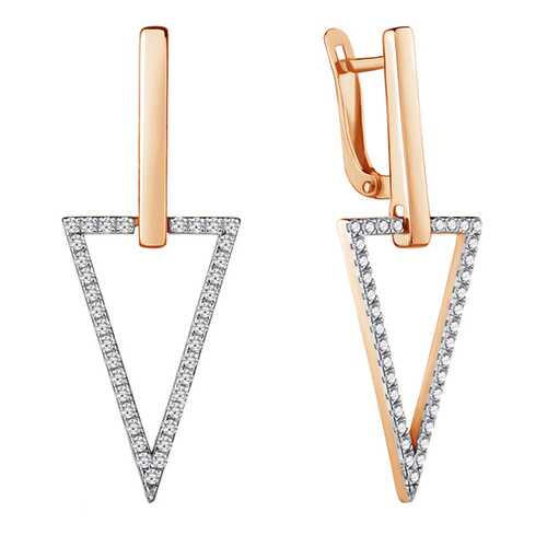 Серьги Aquamarine 48559А.6 в Фианит-Ломбард