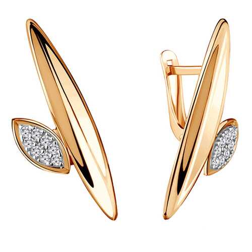 Серьги Aquamarine 48598А.6 в Фианит-Ломбард