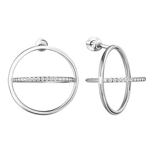Серьги Aquamarine 48630А.5 в Фианит-Ломбард