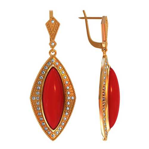 Серьги Приволжский ювелир 362031-FA11KR в Фианит-Ломбард
