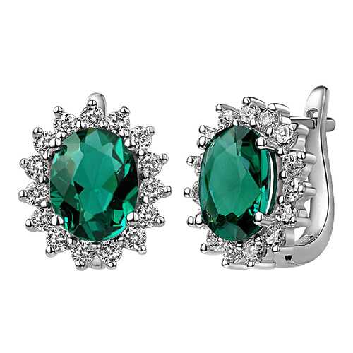 Серьги SUNLIGHT S4026-C9W-02 в Фианит-Ломбард