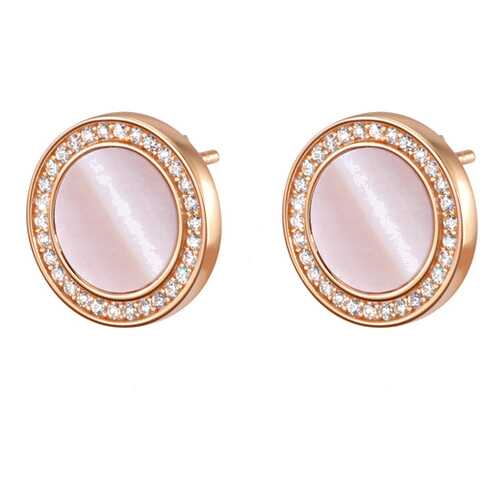 Серьги женские RIVOLI FPO-S1-10-P-R ПЕРЛАМУТРОВЫЙ в Фианит-Ломбард