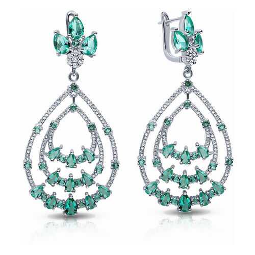 Серьги женские Skazka 39090 в Фианит-Ломбард