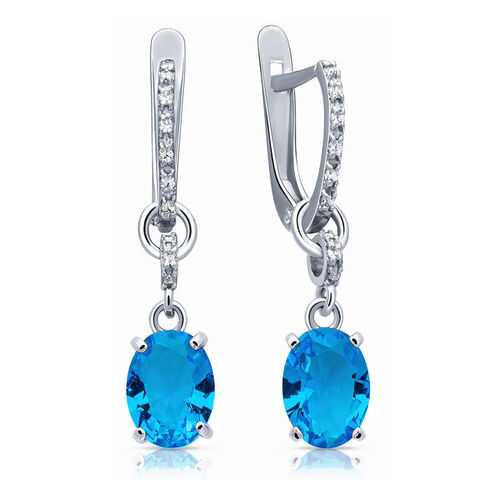 Серьги женские Skazka 45048 в Фианит-Ломбард