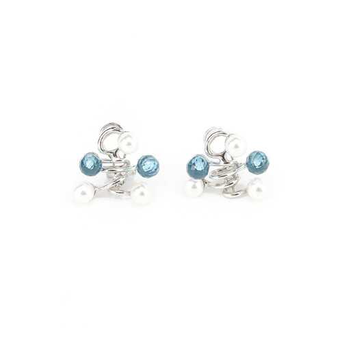 Серьги женские YOUKON АЕ 23001 серебристые в Фианит-Ломбард
