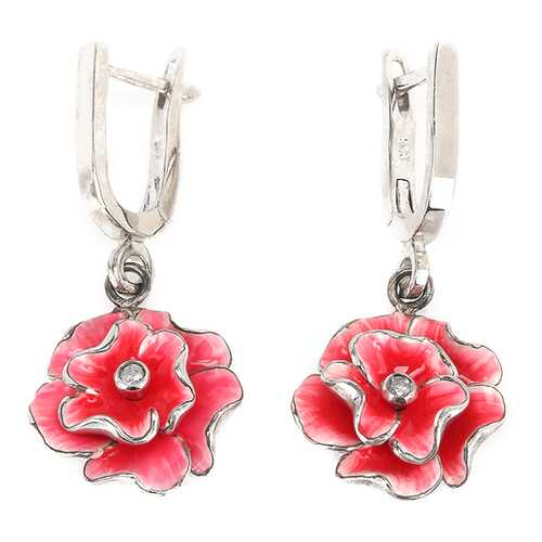 Серьги женские YOUKON BЕ 10585ЕК серебристые в Фианит-Ломбард