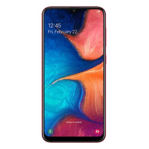 Смартфон Samsung Galaxy A20 32Gb Red (SM-A205F) в Фианит-Ломбард