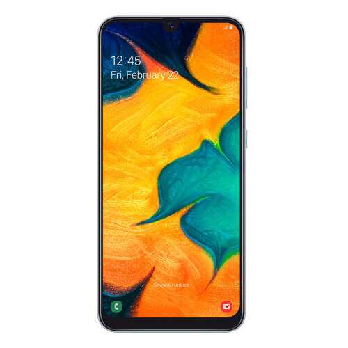 Смартфон Samsung Galaxy A30 (2019) 64Gb White (SM-A305F) в Фианит-Ломбард