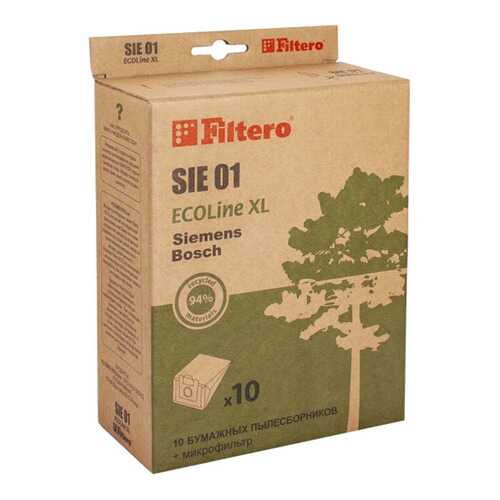 Пылесборник для пылесоса Filtero SIE 01 ECOLine XL 10 шт в Фианит-Ломбард