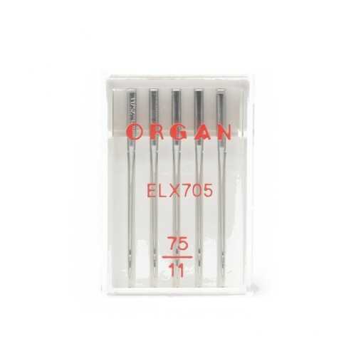 Иглы Organ для распошивальных машин EL x 705 №75 для БШМ упак,5 игл в Фианит-Ломбард