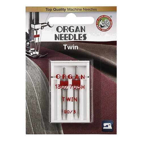 Иглы Organ двойные 2-90/2 Blister в Фианит-Ломбард