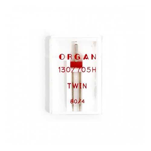 Иглы Organ двойные №80/4 для БШМ упак,1 игла в Фианит-Ломбард