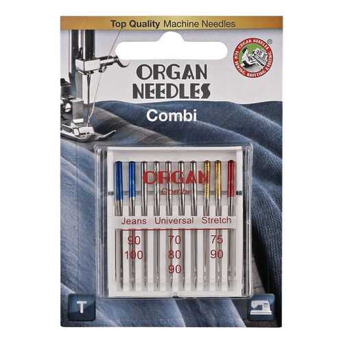 Иглы Organ универсальные 10/COMBI Blister в Фианит-Ломбард