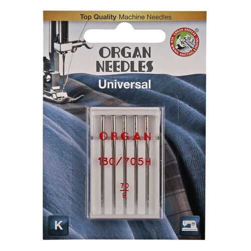 Иглы Organ универсальные 5/70 Blister в Фианит-Ломбард
