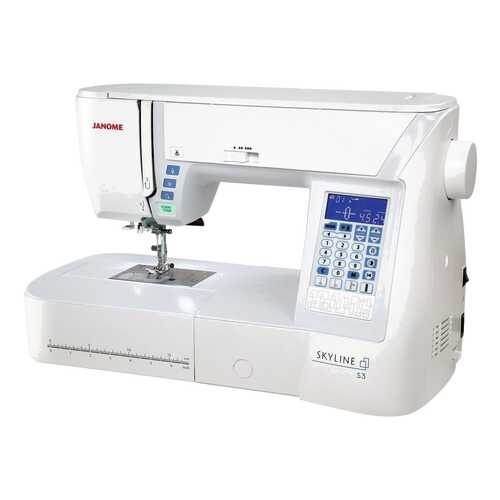 Швейная машина Janome Skyline S3 Белый в Фианит-Ломбард
