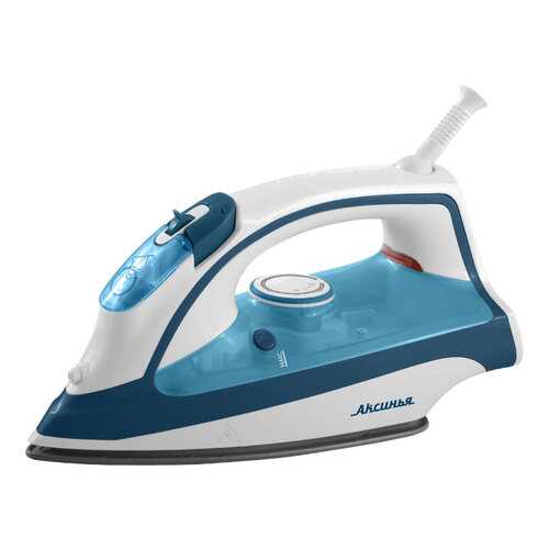 Утюг Аксинья КС-3002 White/Blue в Фианит-Ломбард