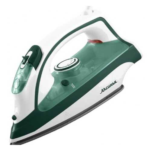 Утюг Аксинья КС-3002 White/Green в Фианит-Ломбард