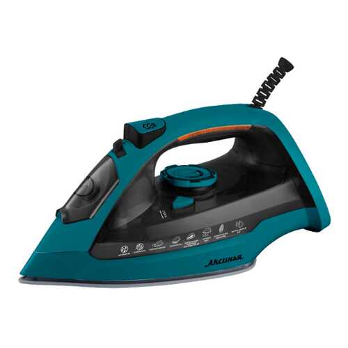 Утюг Аксинья КС-3003 Turquoise в Фианит-Ломбард