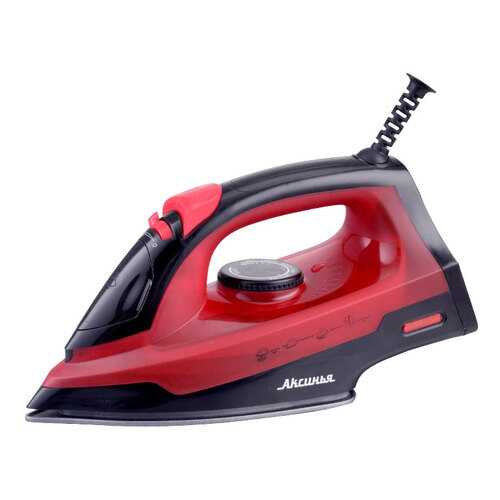 Утюг Аксинья КС-3004 Black/Red в Фианит-Ломбард