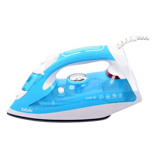 Утюг BBK ISE-2400/TU White/Cyan в Фианит-Ломбард