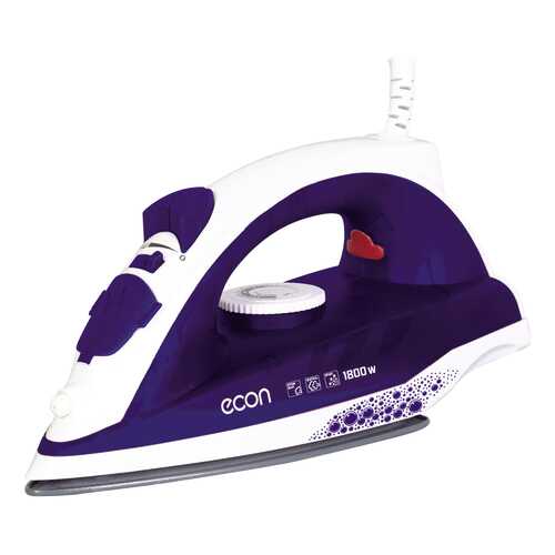Утюг ECON ECO-BI1801 White/Purple в Фианит-Ломбард