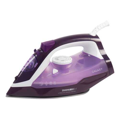 Утюг Galaxy GL6124 White/Purple в Фианит-Ломбард