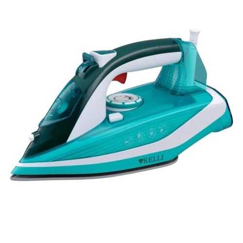 Утюг KELLI KL-1637 Green/White в Фианит-Ломбард