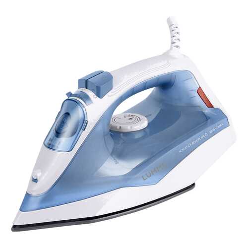 Утюг LUMME LU-1126 White/Cyan в Фианит-Ломбард