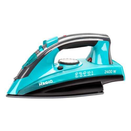 Утюг Magio МG-535 Cyan/Black в Фианит-Ломбард
