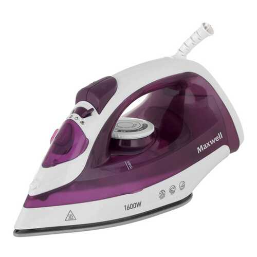 Утюг Maxwell MW-3041 VT White/Purple в Фианит-Ломбард