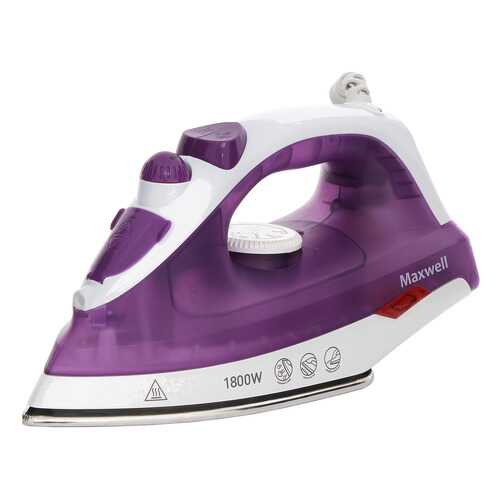 Утюг Maxwell MW-3042 White/Purple в Фианит-Ломбард