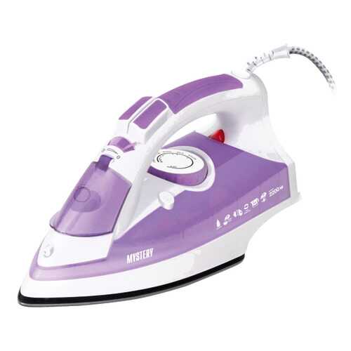 Утюг MYSTERY MEI-2213 White/Purple в Фианит-Ломбард