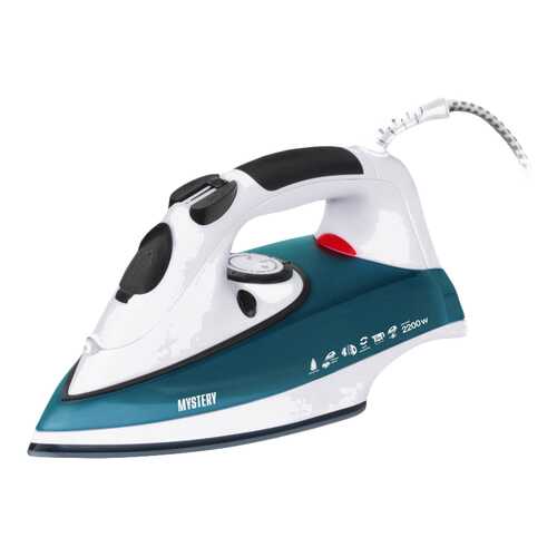 Утюг MYSTERY MEI-2215 White/Blue в Фианит-Ломбард
