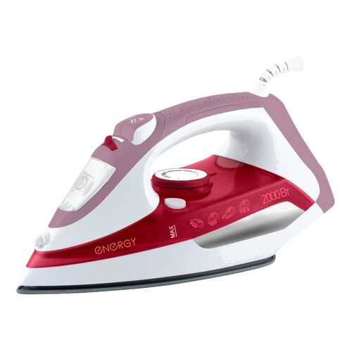 Утюг NRG 314 White/Red в Фианит-Ломбард