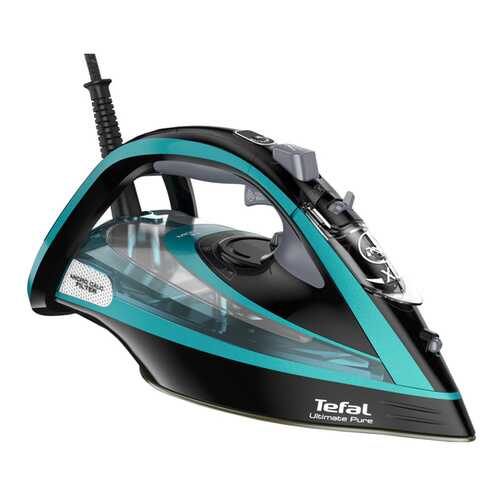 Утюг Tefal Ultimate Pure FV9837E0 Black/Cyan в Фианит-Ломбард