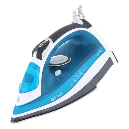 Утюг VITEK VT-1265 EM White/Cyan в Фианит-Ломбард