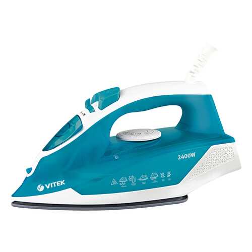 Утюг VITEK VT-8307 White/Cyan в Фианит-Ломбард
