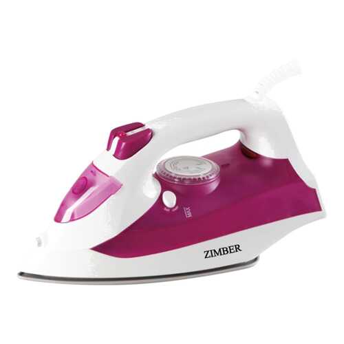 Утюг Zimber ZM-10999 White/Pink в Фианит-Ломбард