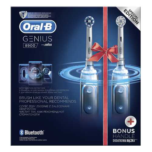 Электрическая зубная щетка Braun Oral-B Genius 8900 в Фианит-Ломбард