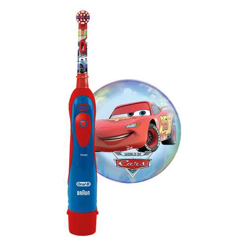 Электрическая зубная щетка Braun Oral-B Stages Power Cars Kids DB4.510K в Фианит-Ломбард