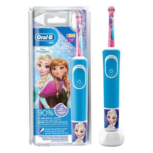 Электрическая зубная щетка Braun Oral-B Vitality Kids D100.413.2K Frozen в Фианит-Ломбард