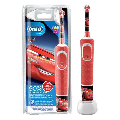 Электрическая зубная щетка Braun Oral-B Vitality Kids Тачки (D100.413.2K) в Фианит-Ломбард