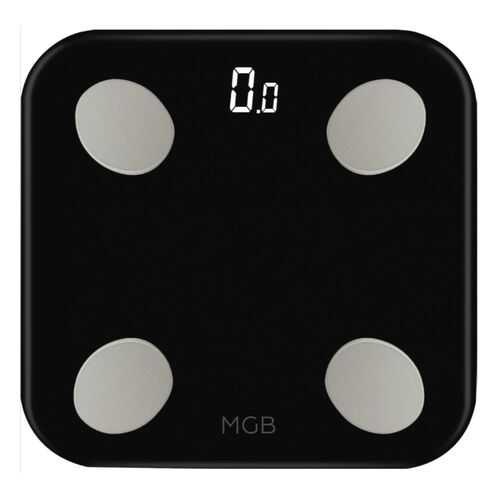Весы напольные MGB Body Fat Scale Glass Edition Black в Фианит-Ломбард