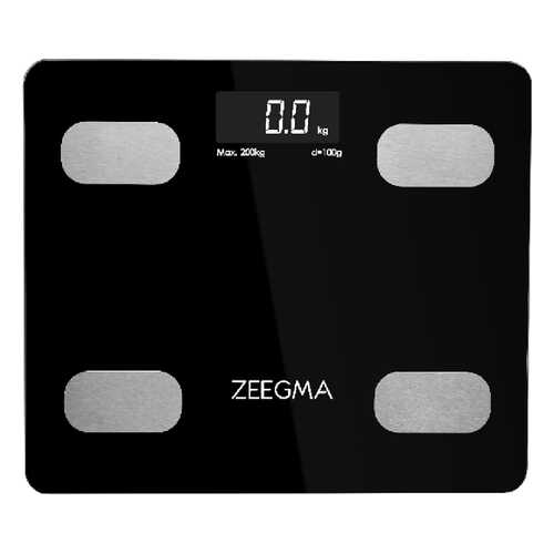 Весы напольные ZEEGMA Gewit Black в Фианит-Ломбард