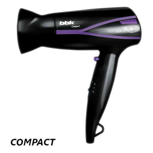Фен BBK BHD1608i Black/Purple в Фианит-Ломбард
