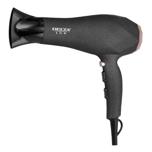 Фен Delta Lux DL-0941 Black/Pink в Фианит-Ломбард