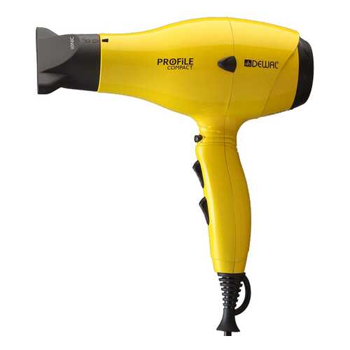 Фен Dewal Profile Compact 03-119 Yellow в Фианит-Ломбард